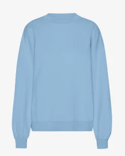 Organic Oversized Crew - Seaside Blue