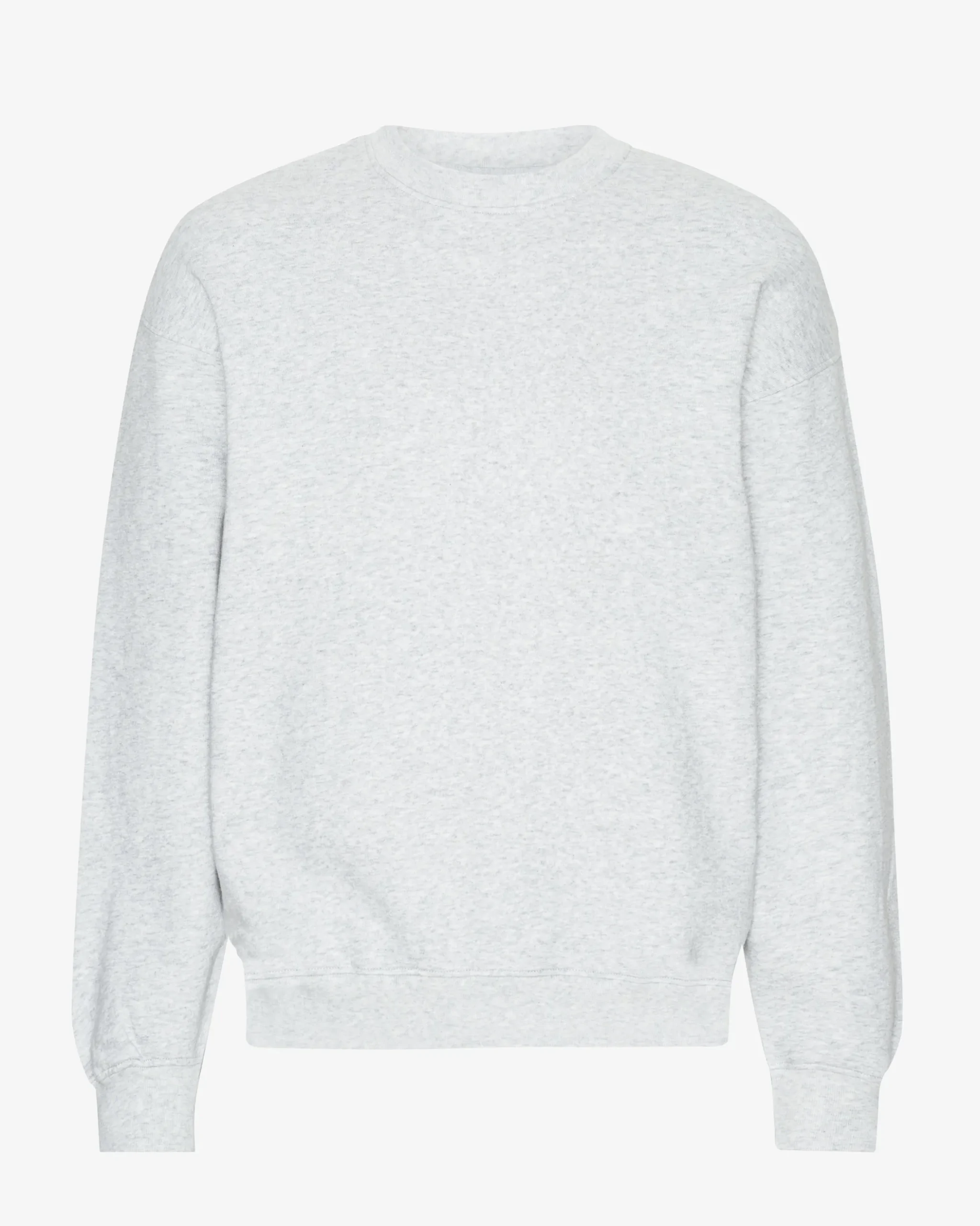 Organic Oversized Crew - Snow Melange