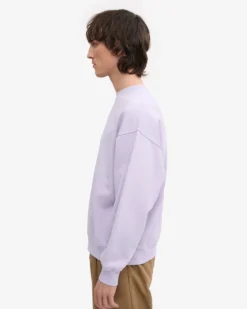 Organic Oversized Crew - Soft Lavender