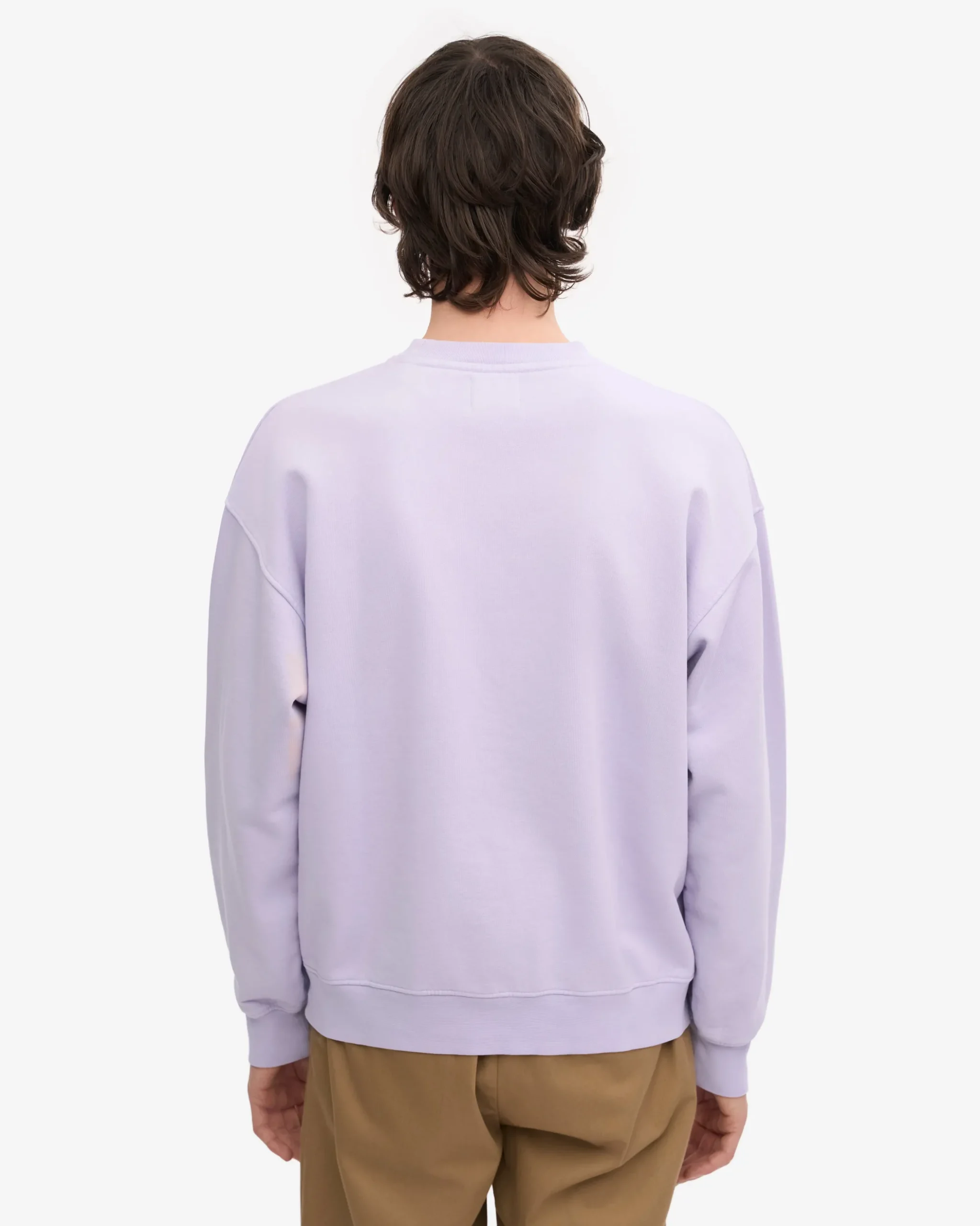 Organic Oversized Crew - Soft Lavender