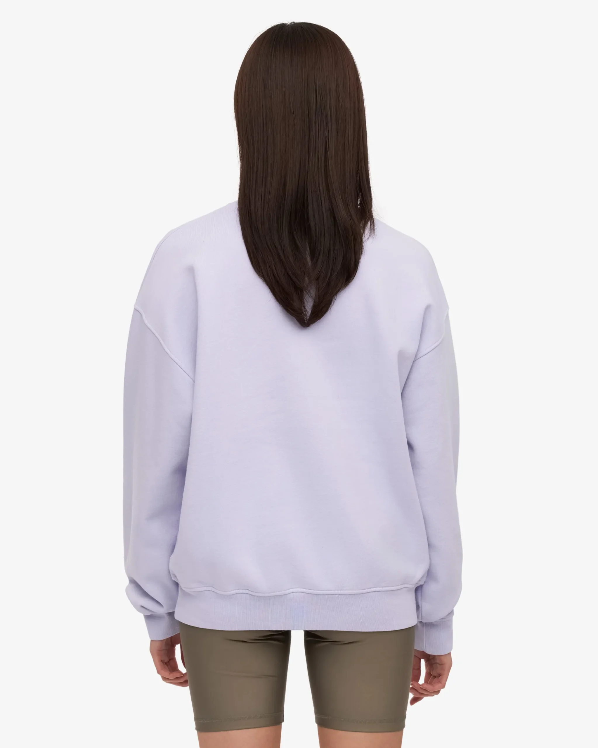 Organic Oversized Crew - Soft Lavender