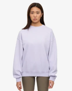 Organic Oversized Crew - Soft Lavender