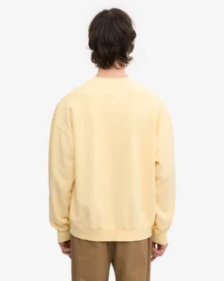 Organic Oversized Crew - Soft Yellow