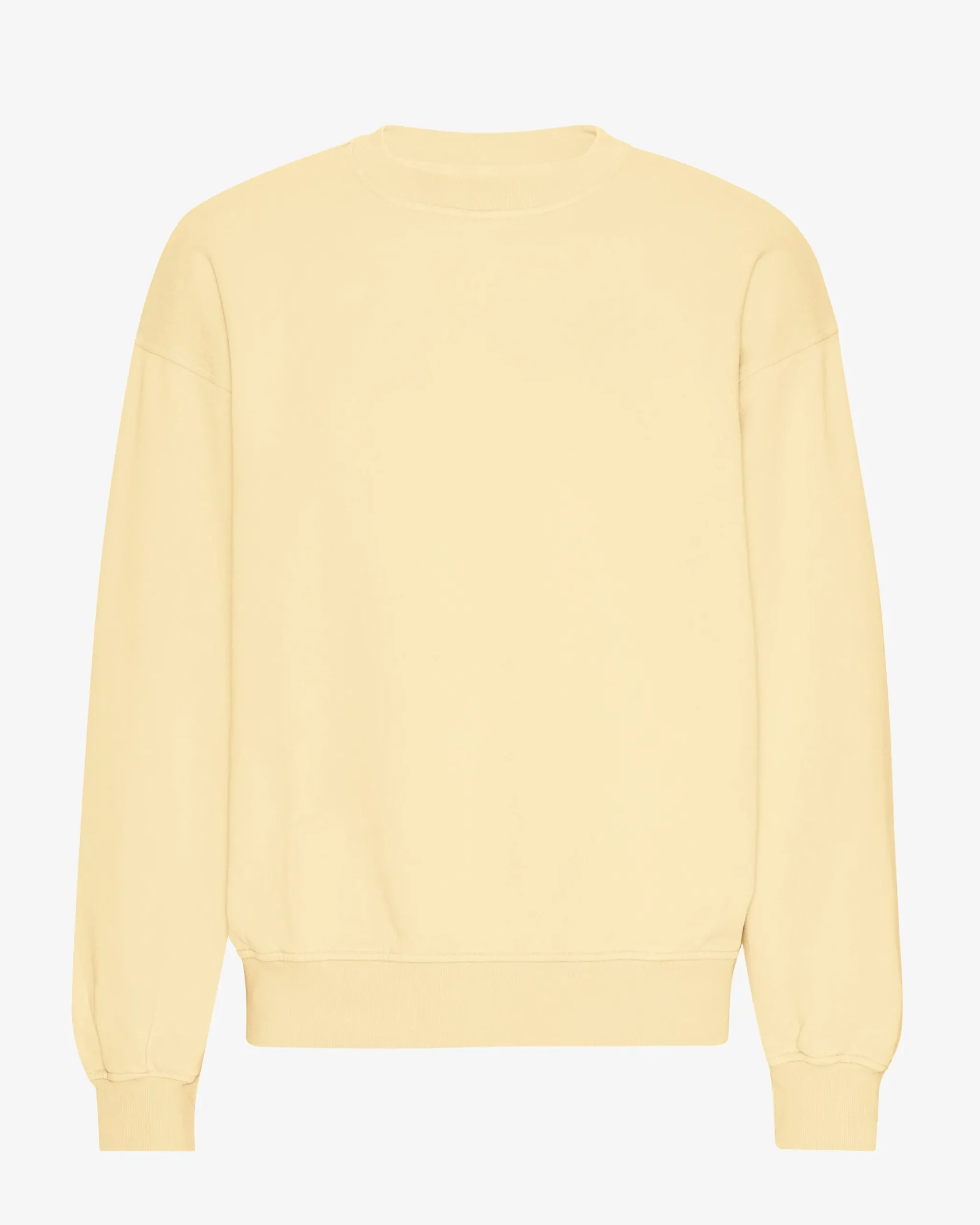 Organic Oversized Crew - Soft Yellow