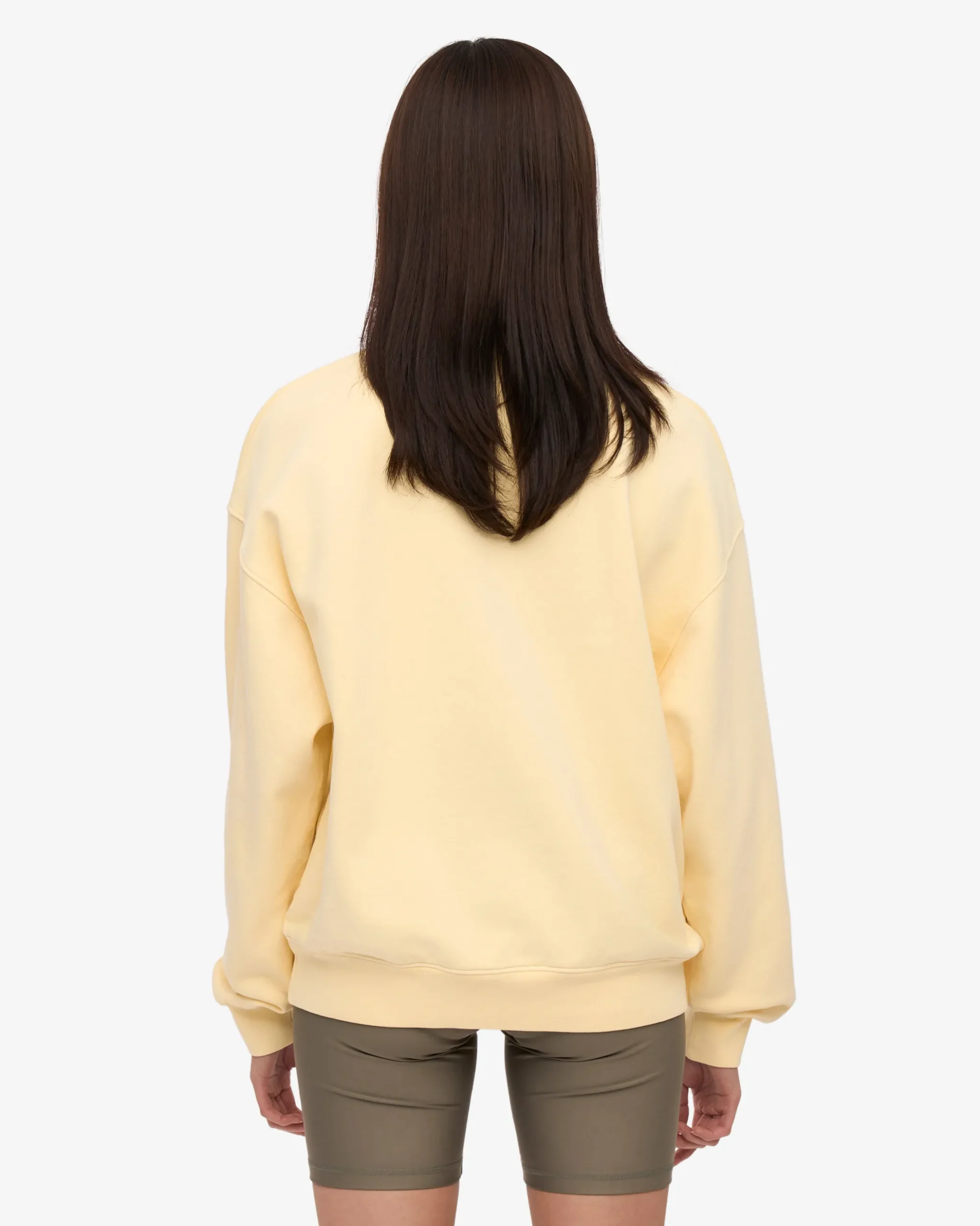 Organic Oversized Crew - Soft Yellow