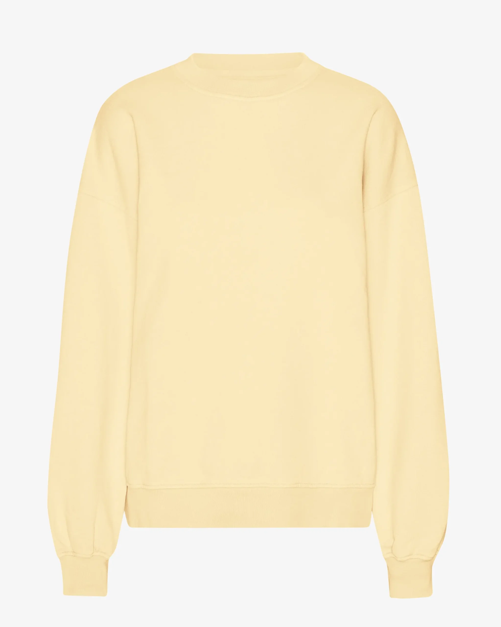 Organic Oversized Crew - Soft Yellow