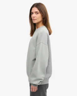 Organic Oversized Crew - Steel Blue
