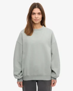 Organic Oversized Crew - Steel Blue