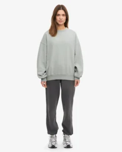 Organic Oversized Crew - Steel Blue