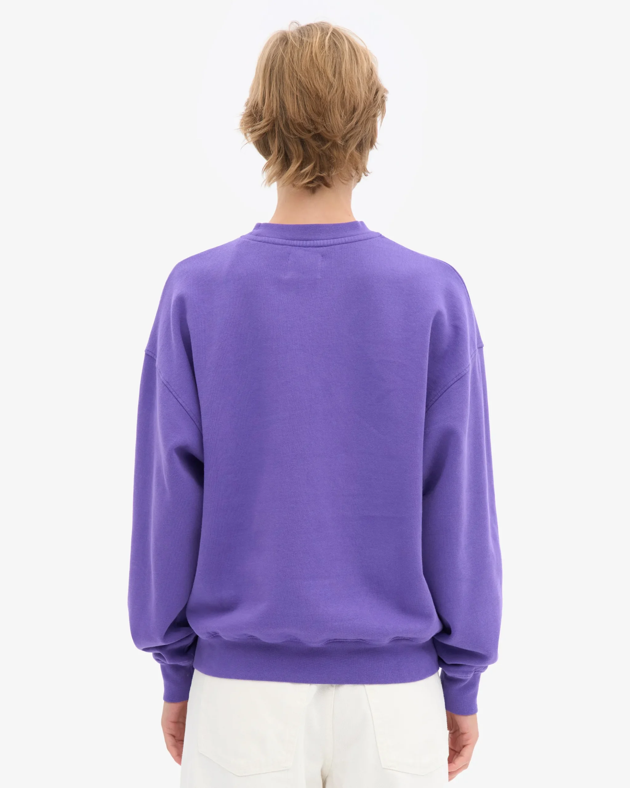 Organic Oversized Crew - Ultra Violet
