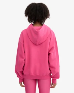 Organic Oversized Hood - Bubblegum Pink
