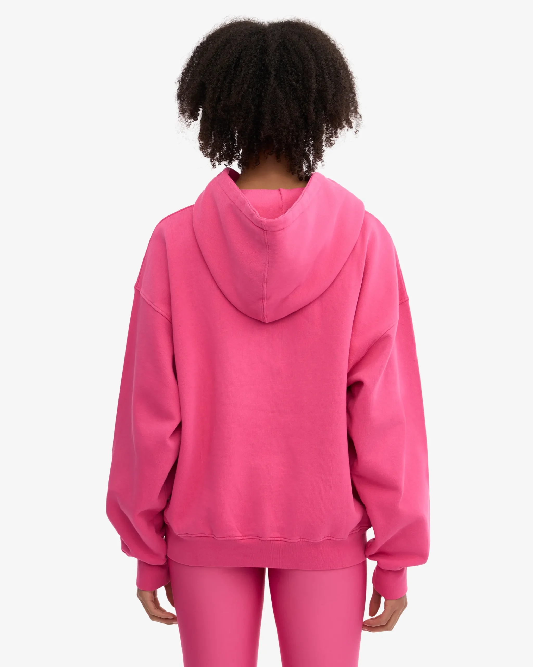 Organic Oversized Hood - Bubblegum Pink