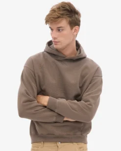 Organic Oversized Hood - Cedar Brown