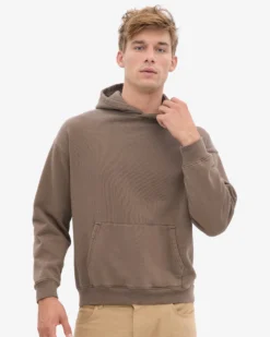 Organic Oversized Hood - Cedar Brown