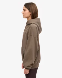 Organic Oversized Hood - Cedar Brown