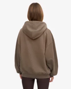 Organic Oversized Hood - Cedar Brown