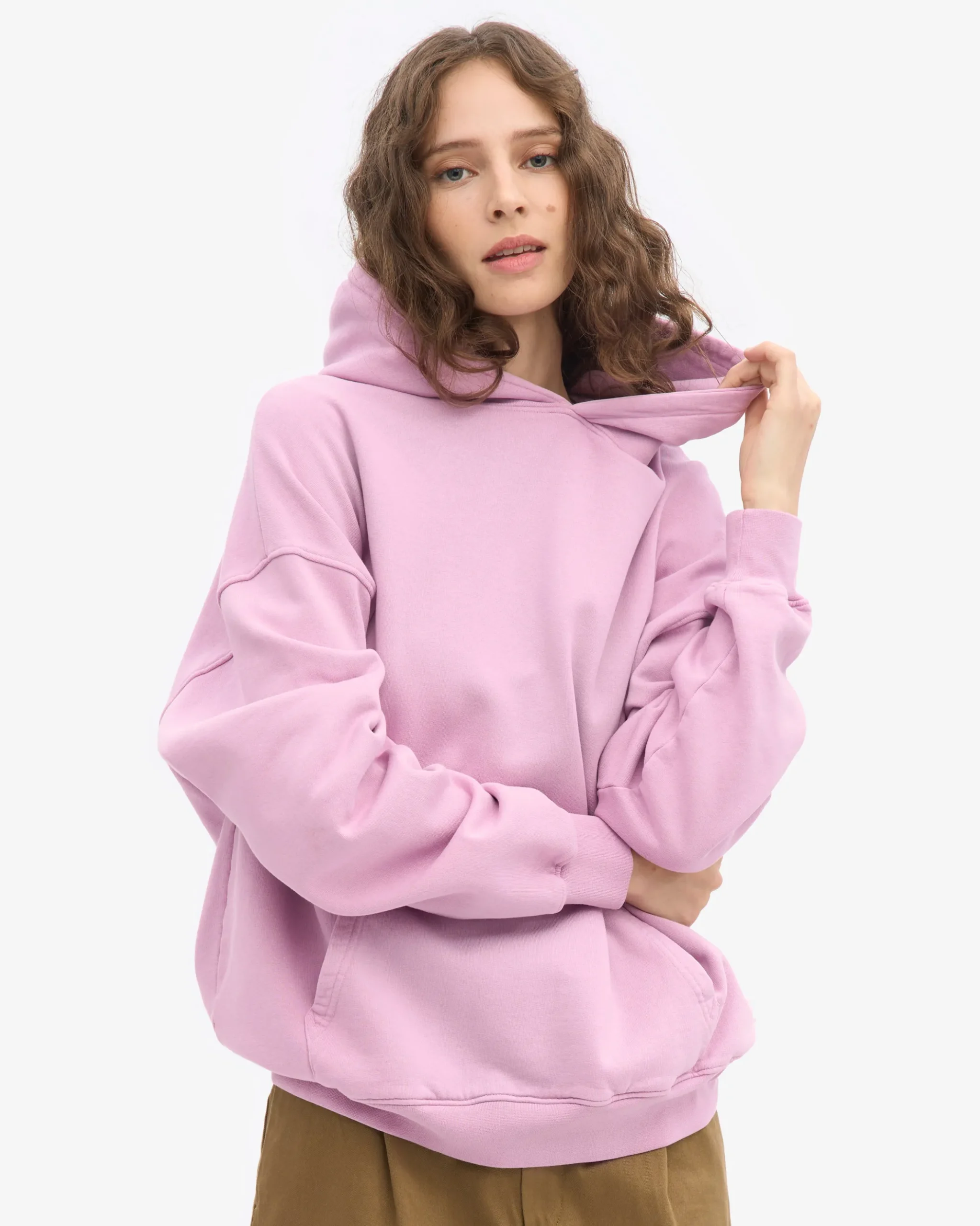 Organic Oversized Hood - Cherry Blossom