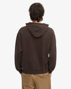 Organic Oversized Hood - Coffee Brown