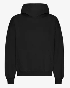 Organic Oversized Hood - Deep Black