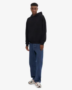 Organic Oversized Hood - Deep Black