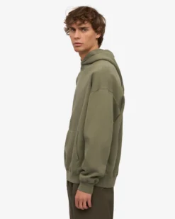 Organic Oversized Hood - Dusty Olive
