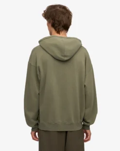 Organic Oversized Hood - Dusty Olive