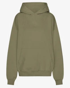Organic Oversized Hood - Dusty Olive