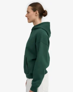 Organic Oversized Hood - Emerald Green