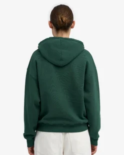 Organic Oversized Hood - Emerald Green