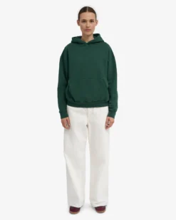 Organic Oversized Hood - Emerald Green