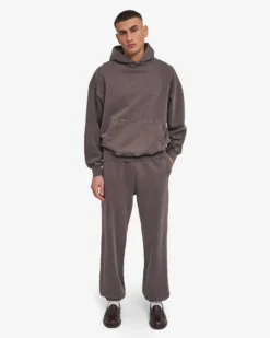 Organic Oversized Hood - Faded Mud