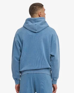 Organic Oversized Hood - Faded Indigo