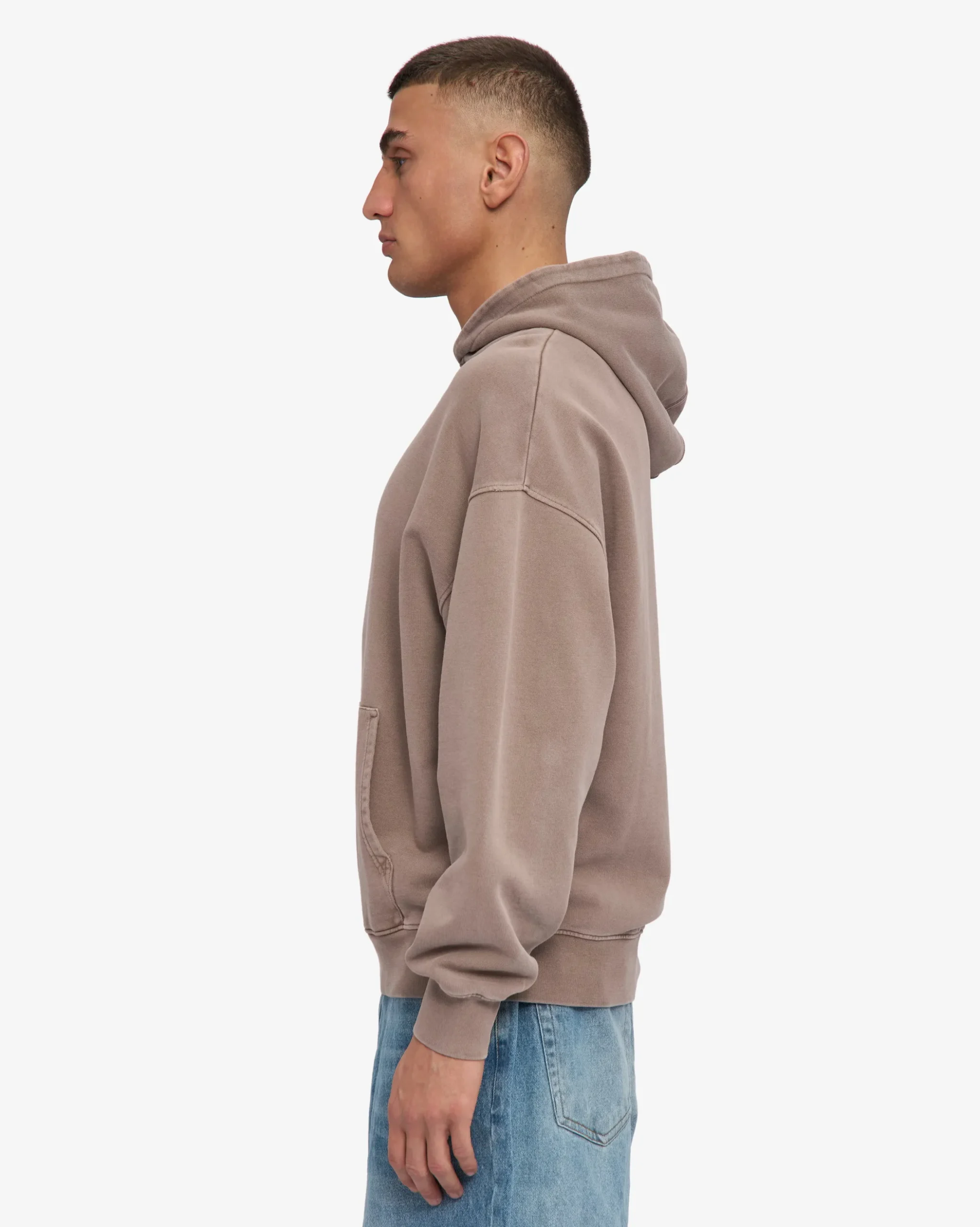 Organic Oversized Hood - Faded Khaki