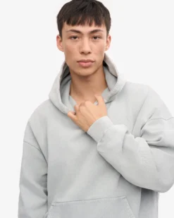 Organic Oversized Hood - Faded Grey