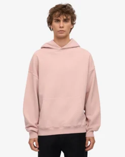 Organic Oversized Hood - Faded Pink