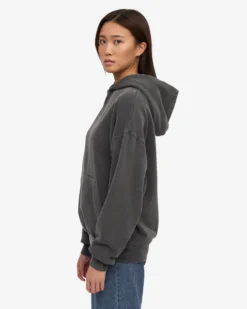 Organic Oversized Hood - Faded Black