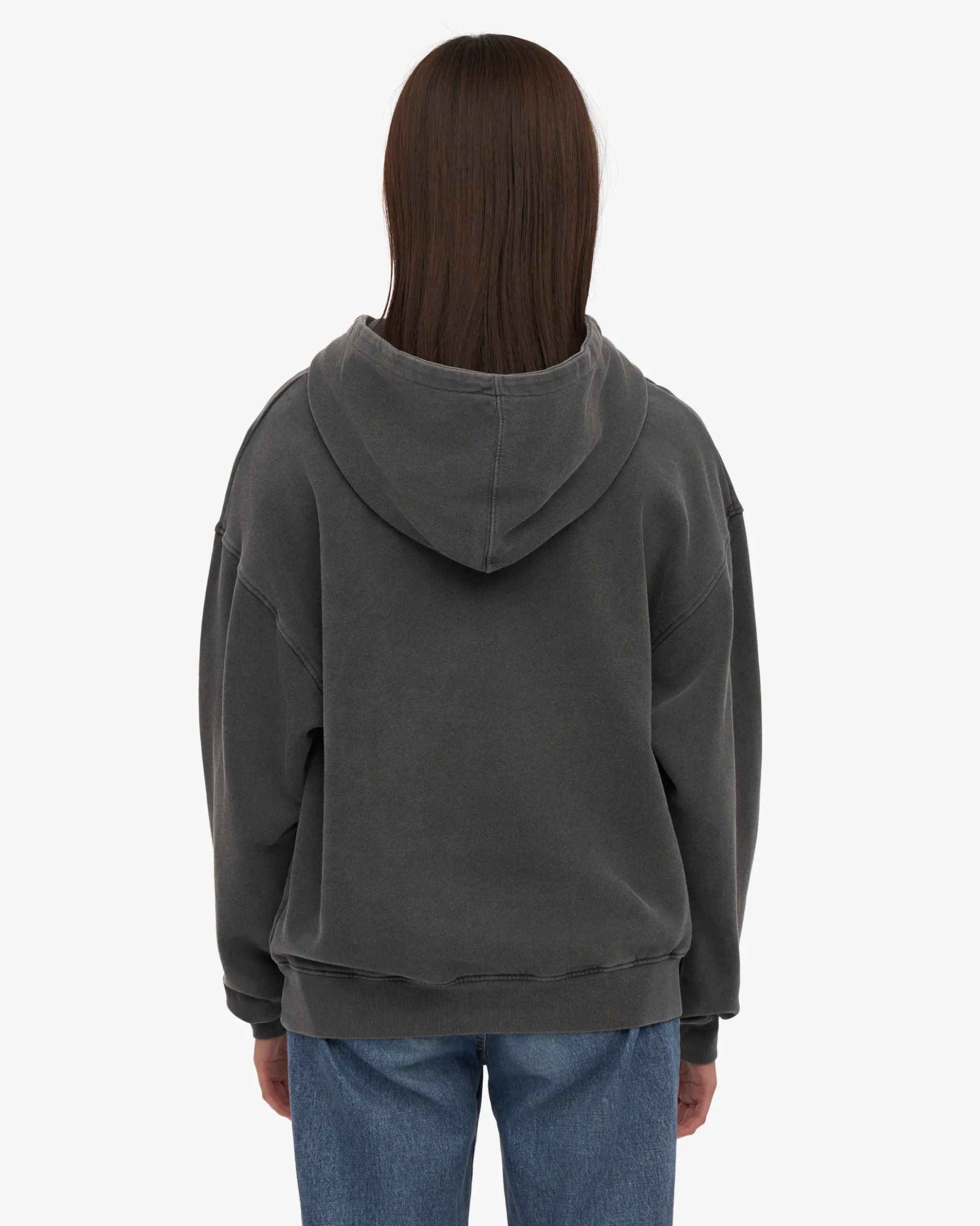 Organic Oversized Hood - Faded Black