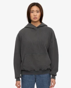 Organic Oversized Hood - Faded Black