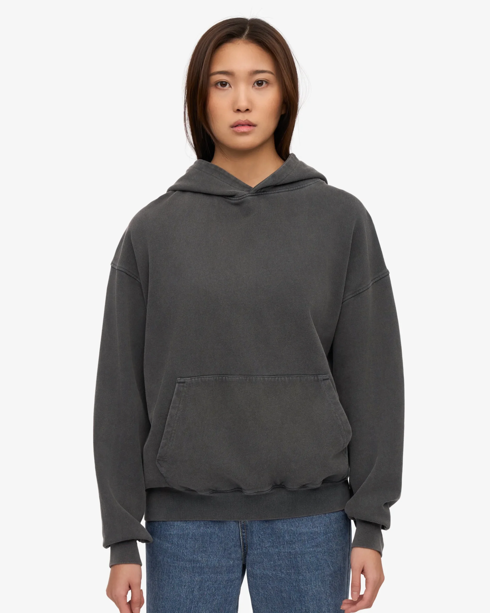 Organic Oversized Hood - Faded Black