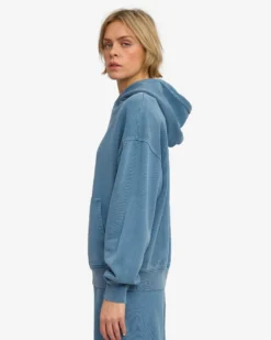 Organic Oversized Hood - Faded Indigo