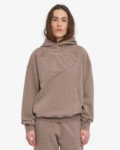 Organic Oversized Hood - Faded Khaki