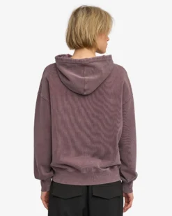 Organic Oversized Hood - Faded Grape