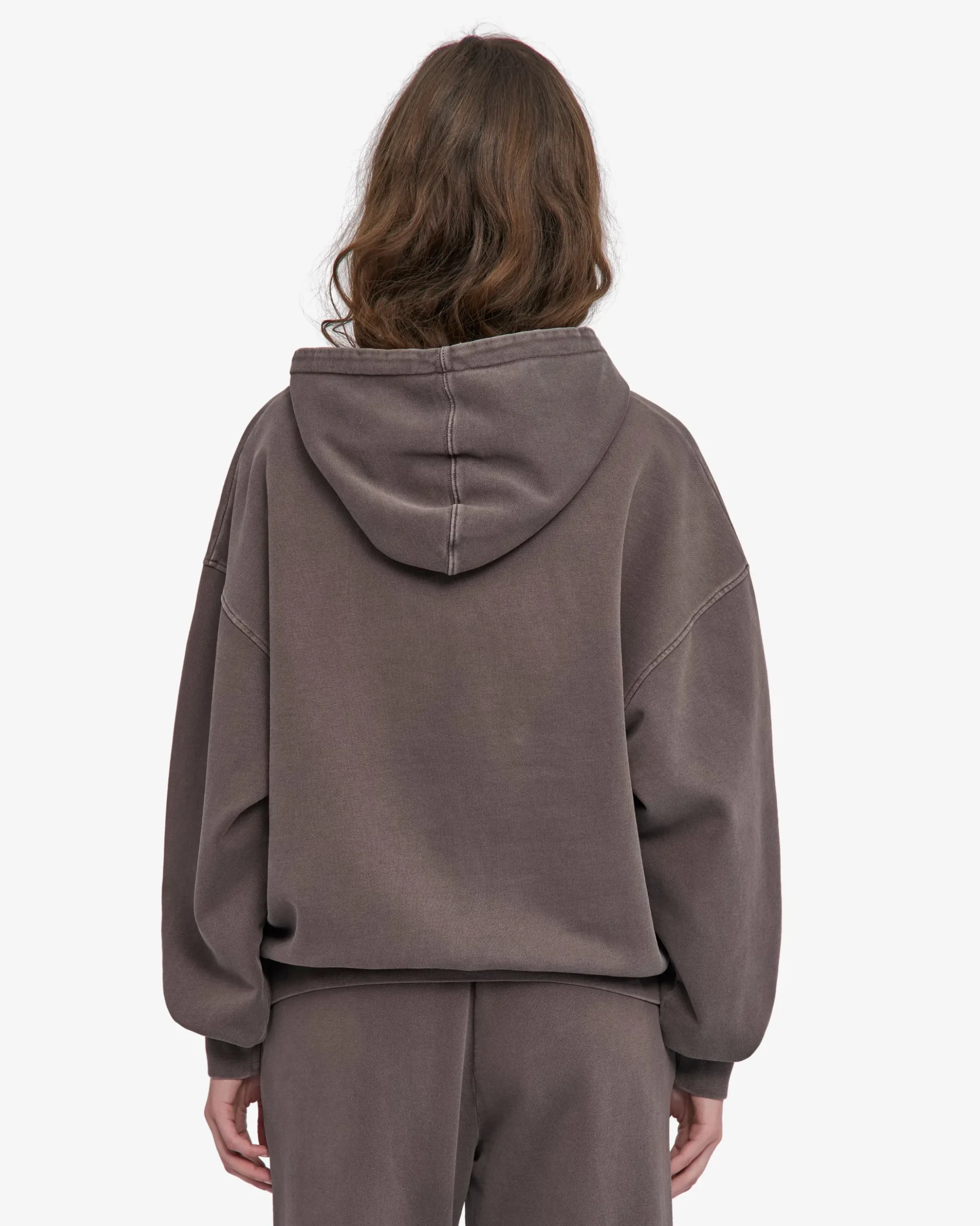 Organic Oversized Hood - Faded Mud