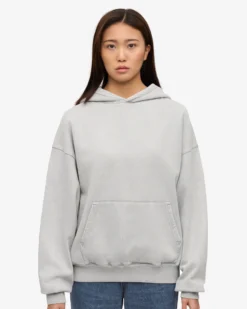 Organic Oversized Hood - Faded Grey