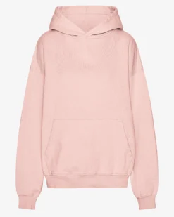 Organic Oversized Hood - Faded Pink