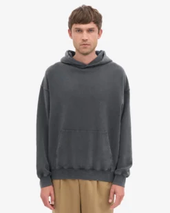 Organic Oversized Hood - Faded Black
