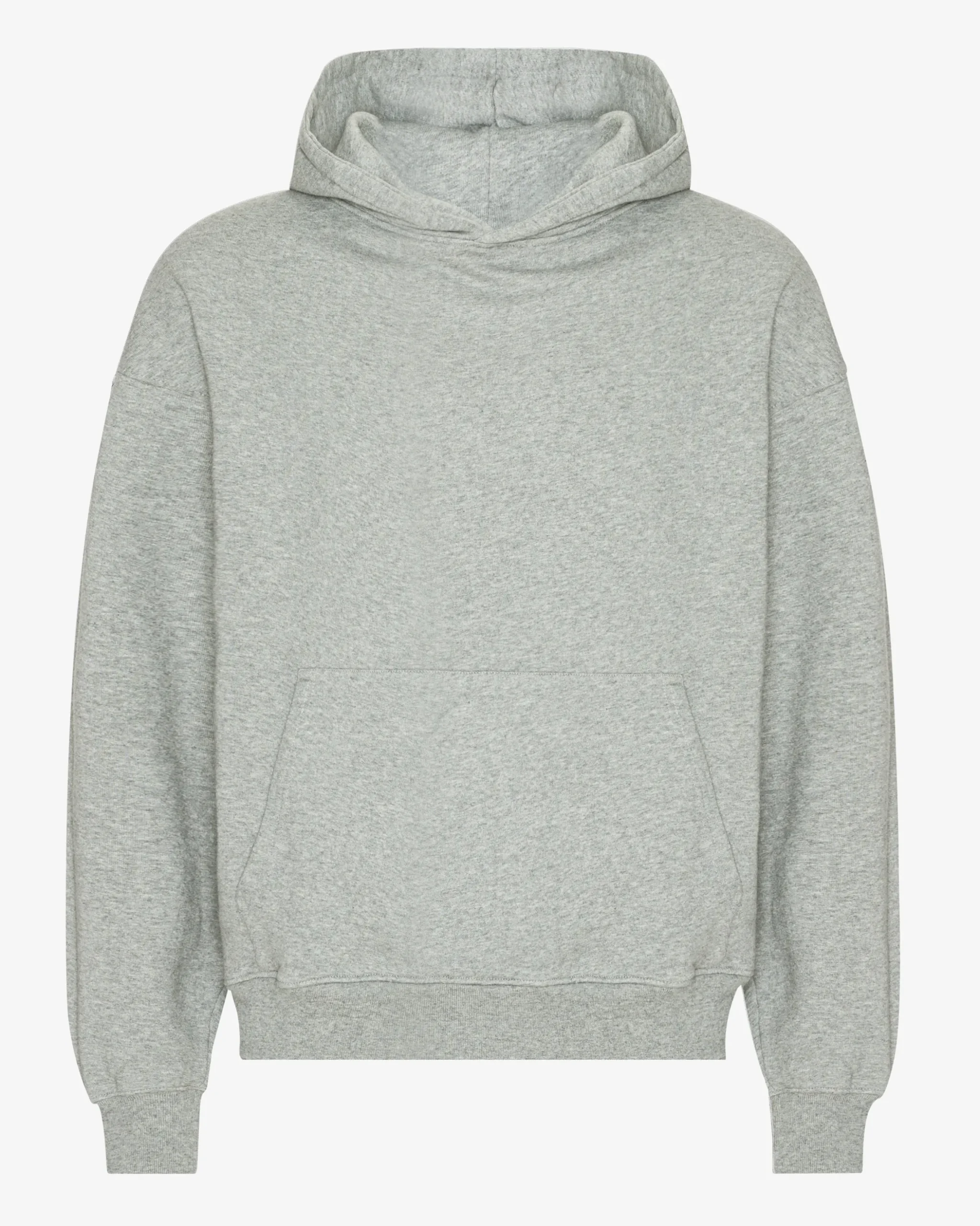 Organic Oversized Hood - Heather Grey