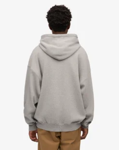 Organic Oversized Hood - Heather Grey