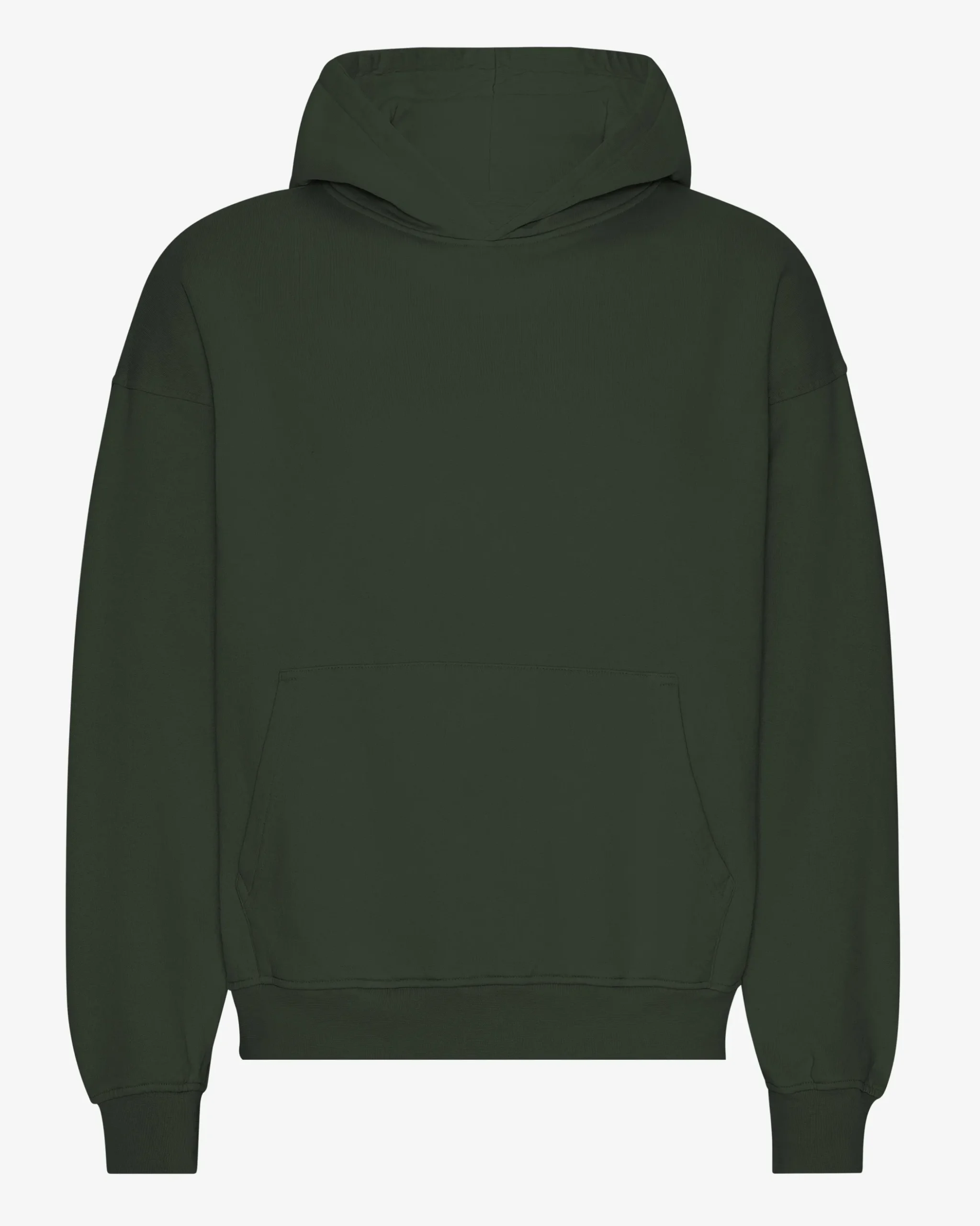 Organic Oversized Hood - Hunter Green