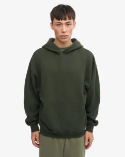 Organic Oversized Hood - Hunter Green